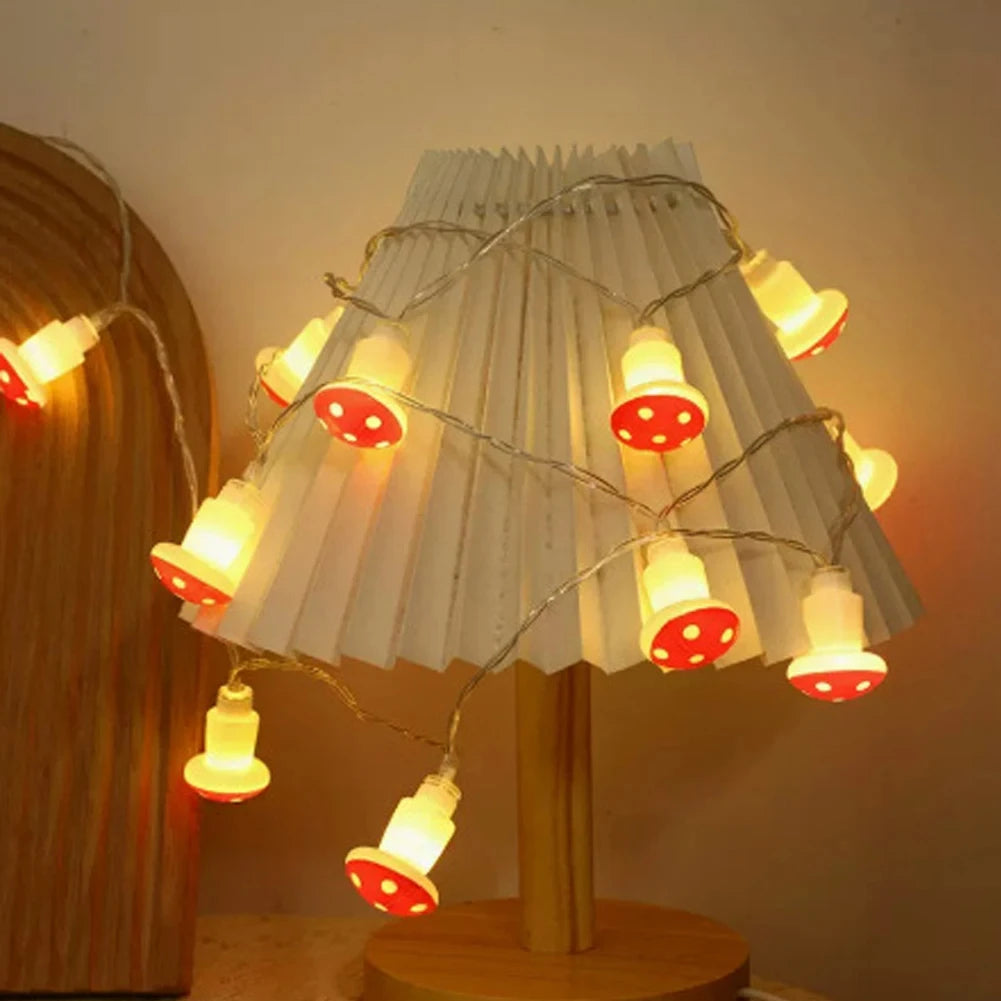 Mushroom LED String Lights