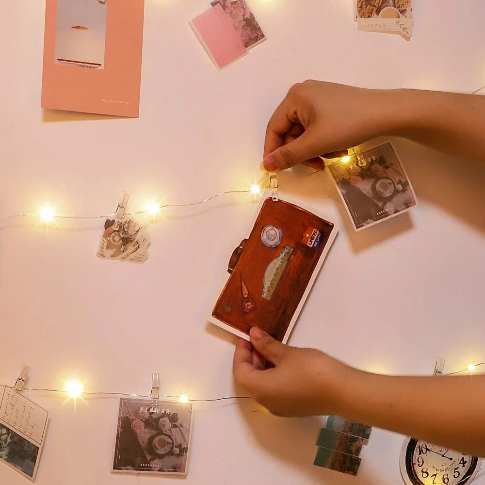 LED Fairy Rope Lights w/ Photo Clips