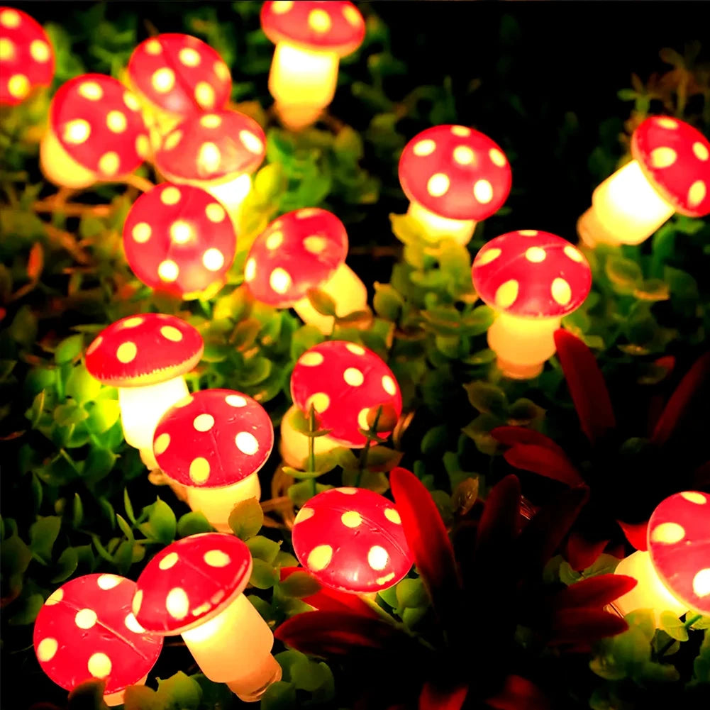 Mushroom LED String Lights