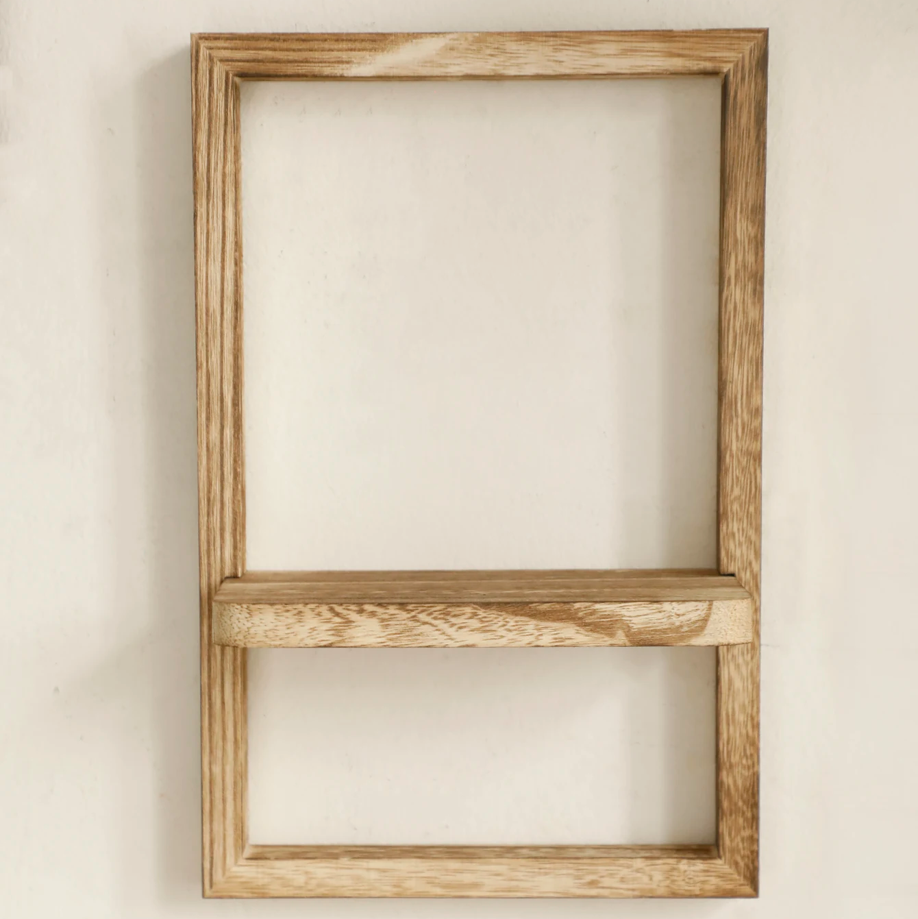 Rustic Floating Frame Shelf