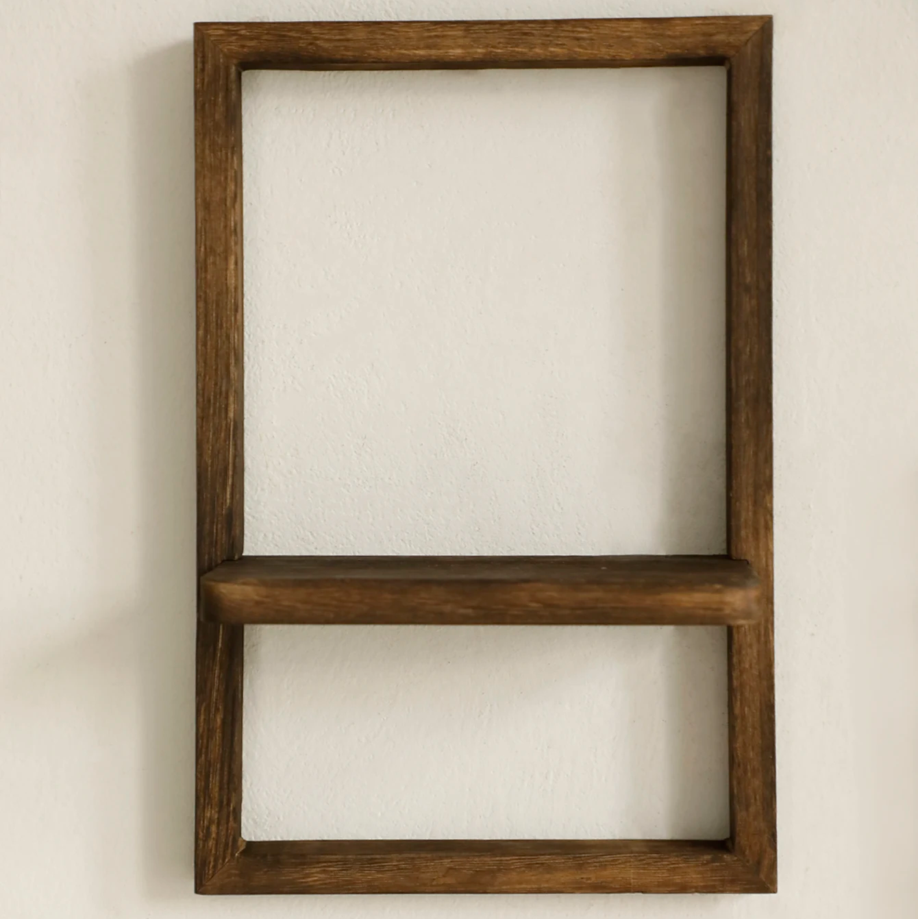 Rustic Floating Frame Shelf