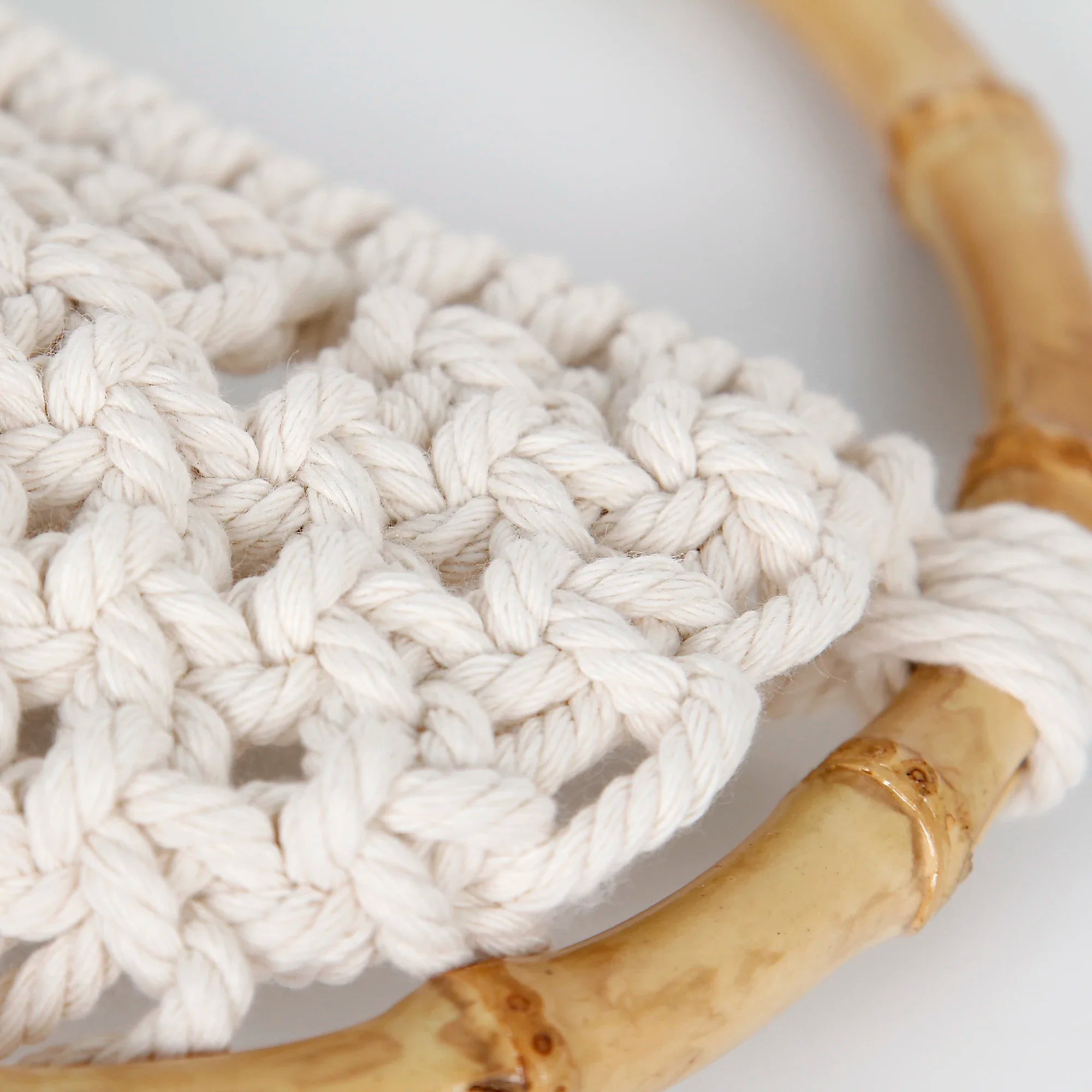 Woven Macramé Hanging Basket / Flower Holder