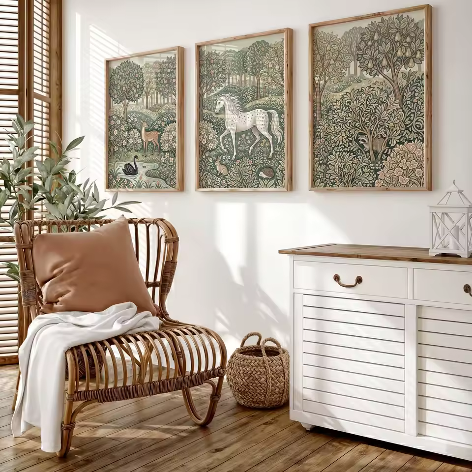 Natures Pause Trilogy - Art Print
