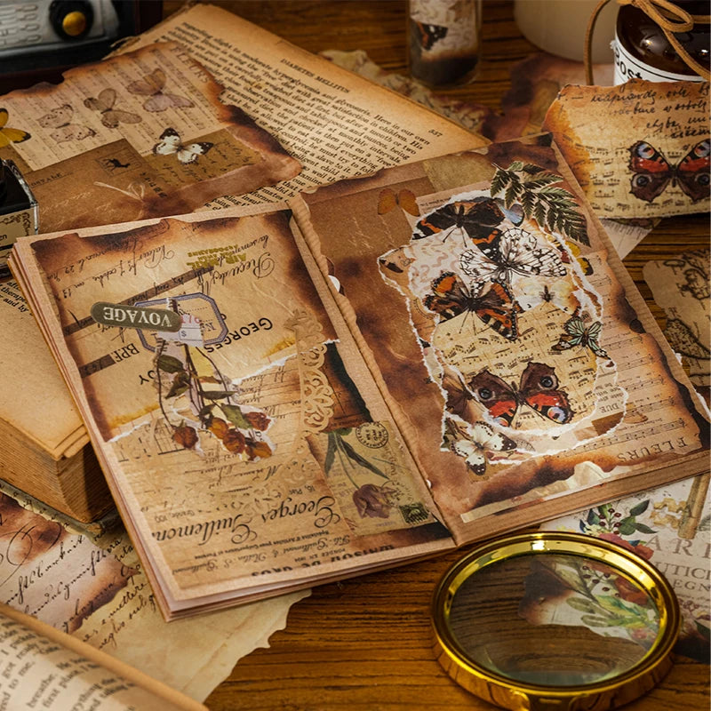 Vintage Scrapbook Paper for Collage / Backsplash (30 Pages)