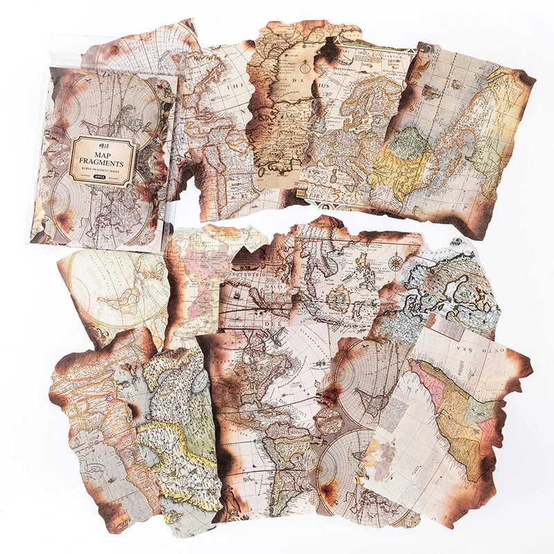 Vintage Scrapbook Paper for Collage / Backsplash (30 Pages)