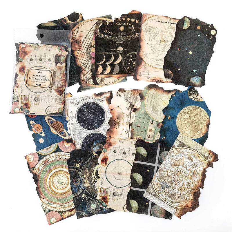 Vintage Scrapbook Paper for Collage / Backsplash (30 Pages)