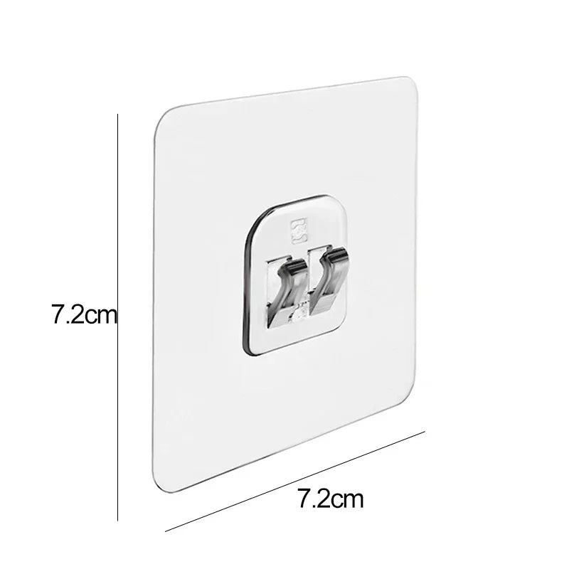Transparent Adhesive Wall Hooks