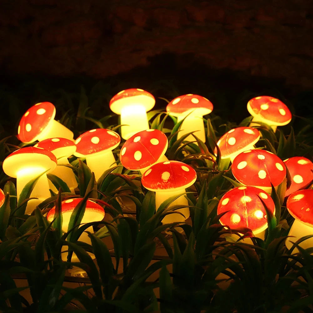 Mushroom LED String Lights